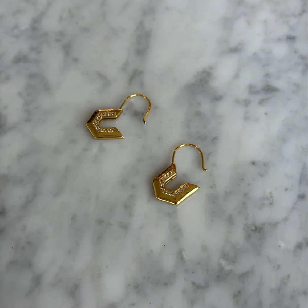 India Hicks Gold Earrings - Picture 3 of 4